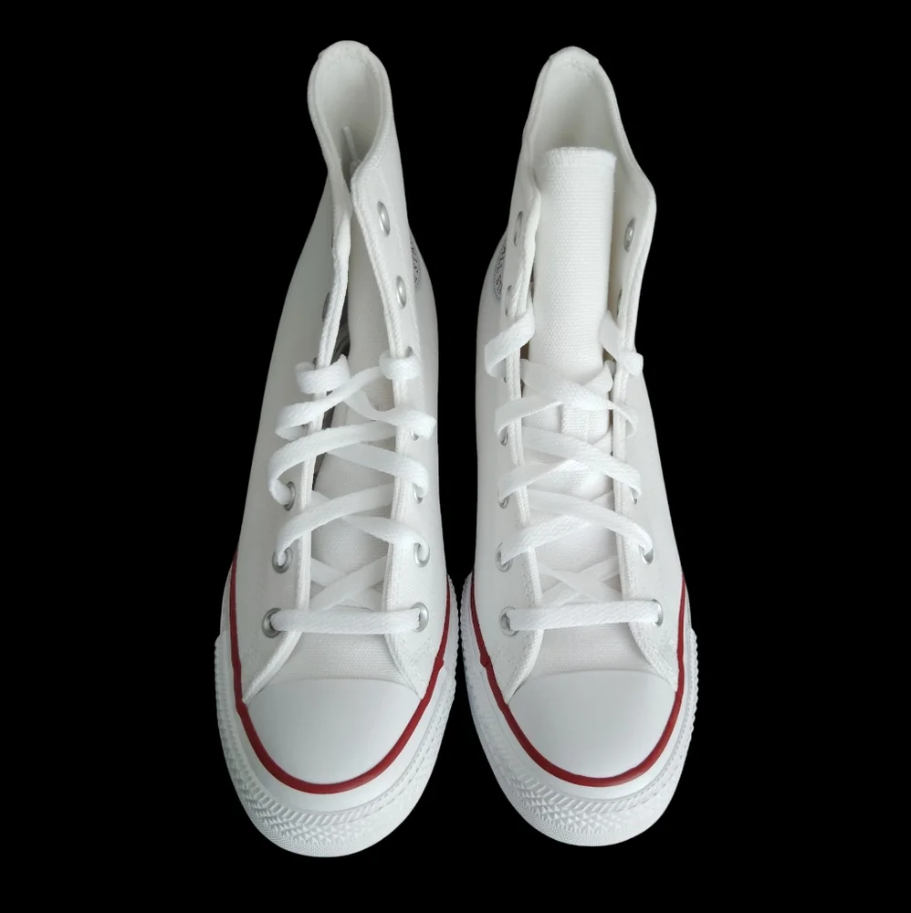 Converse Women's All‎ Star White Wedge Sneakers Sz 9.5 NWT